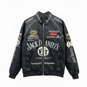Jack Daniel’s Racing Bomber Leather Jacket