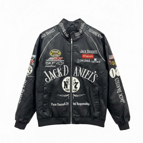 Jack Daniel’s Racing Bomber Leather Jacket