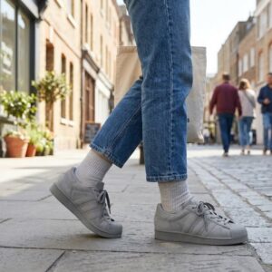 ADIDAS SUPERSTAR WOMEN GREY CASUAL SHOES ASTARG