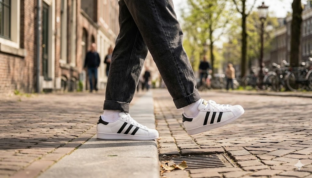 ADIDAS SUPERSTAR WHITE CASUAL SHOES