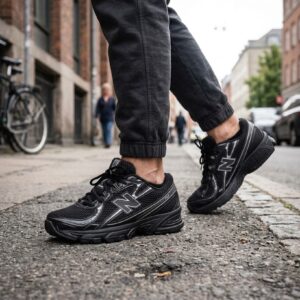 NEW BALANCE 740 BLACK RUNNING SHOES
