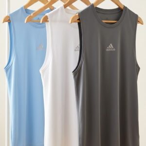 Adidas_Men_Athletic_Tank_Tops_Blue_White_Grey