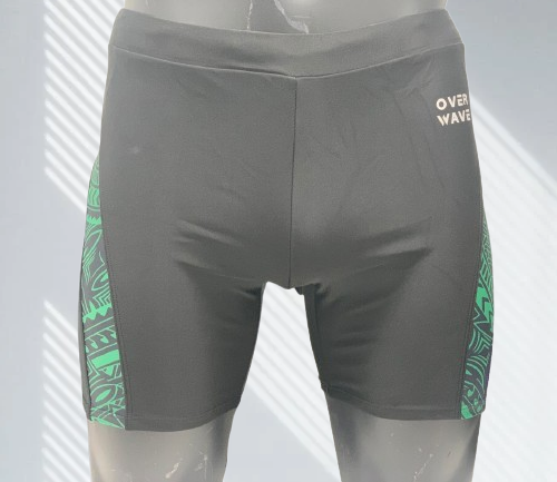 Over Wave men’s knee-length swim jammers competitive swimwear quick dry stretch swimming shorts for training and racing