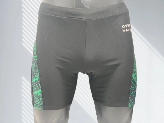 Over Wave men’s knee-length swim jammers competitive swimwear quick dry stretch swimming shorts for training and racing