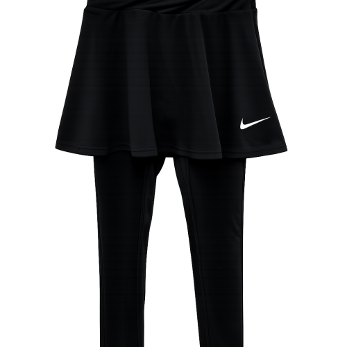 women’s skirted leggings with built-in skirt and full length tights modest activewear comfortable stretch fitness wear