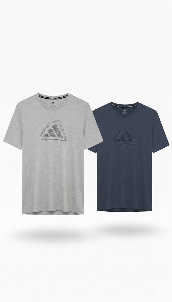 Adidas Men’s 3D Geometric Performance T-Shirt