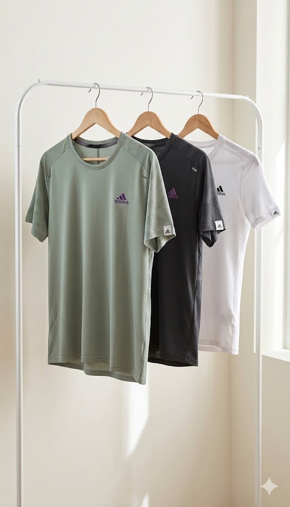 Adidas Men's AeroReady Reflective Training T-Shirt 3-Pack