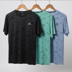 Adidas Men's Geometric AeroReady Training Tee Bundle