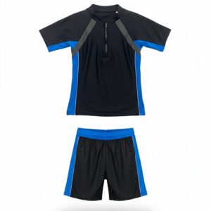 Over Wave Kid's Short-Sleeve Athletic Swim Set