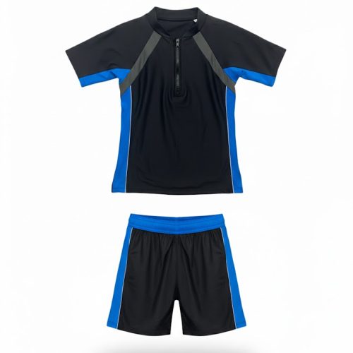 Over Wave Kid's Short-Sleeve Athletic Swim Set