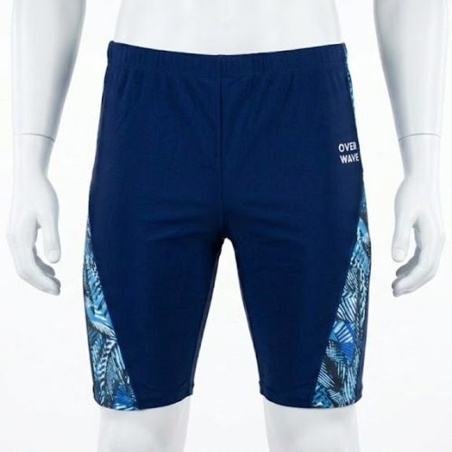 Over Wave men’s knee-length swim jammers competitive swimwear quick dry stretch swimming shorts for training and racing