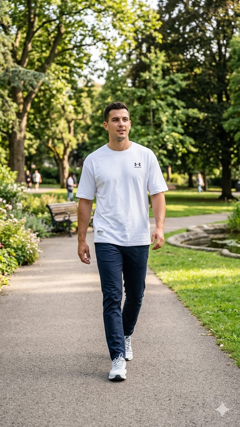 Under Armour men's heavyweight graphic white t shirt athletic cotton training tee