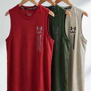 Under Armour men's UA Tech Vent graphic sleeveless training tank breathable gym workout shirt