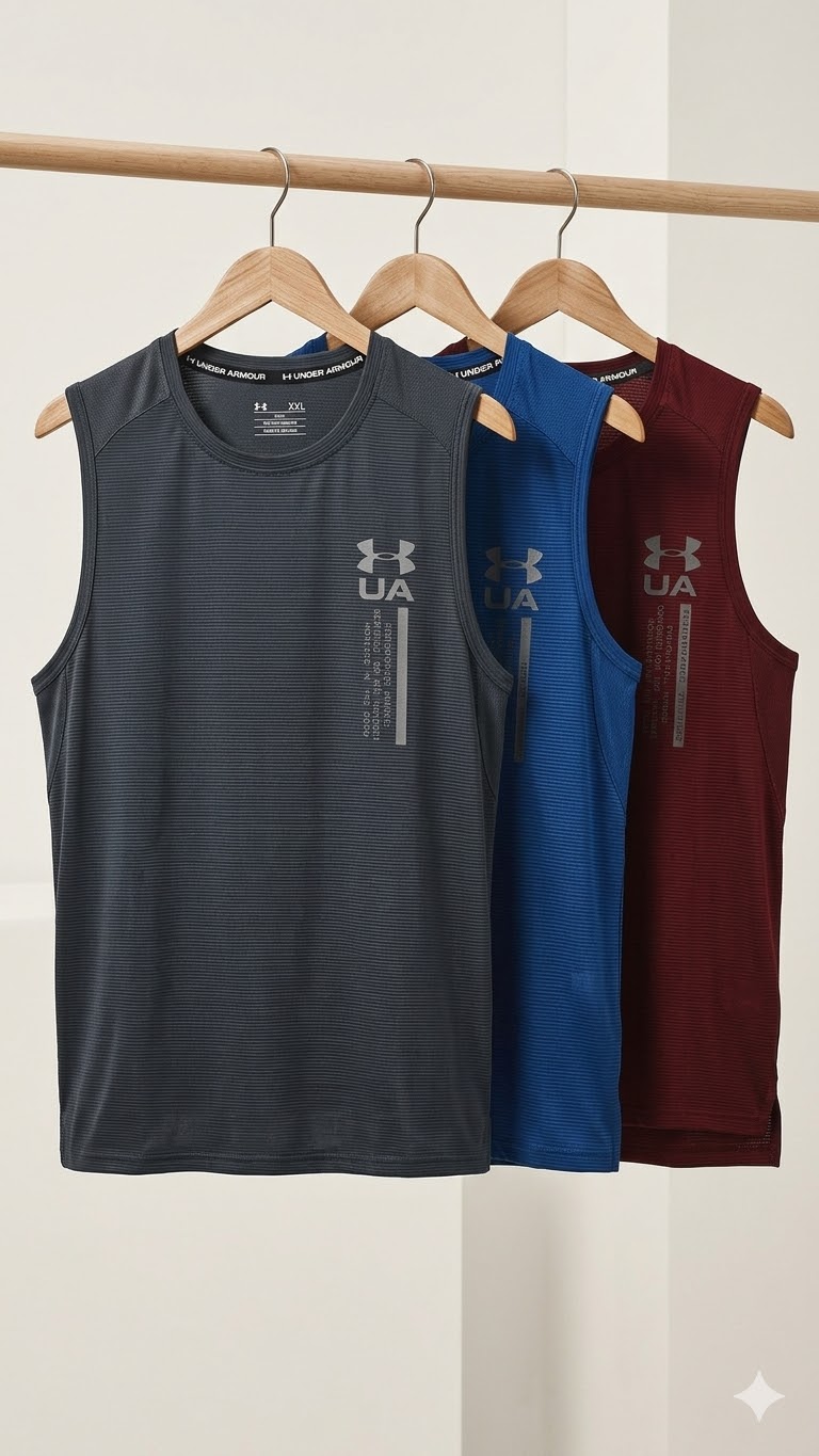 Under Armour men's UA Tech Vent graphic sleeveless training tank breathable gym workout shirt