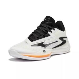 Erke Humble 1.0 Professional Basketball Shoes - White/Black